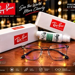 RAY-BAN - BLACK ICONIC SQUARE FRAME